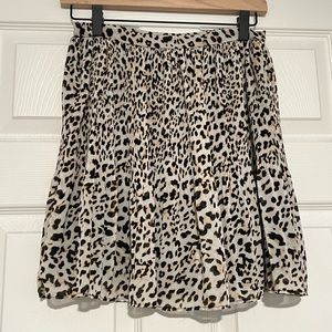 Banana Republic Animal Print Skirt